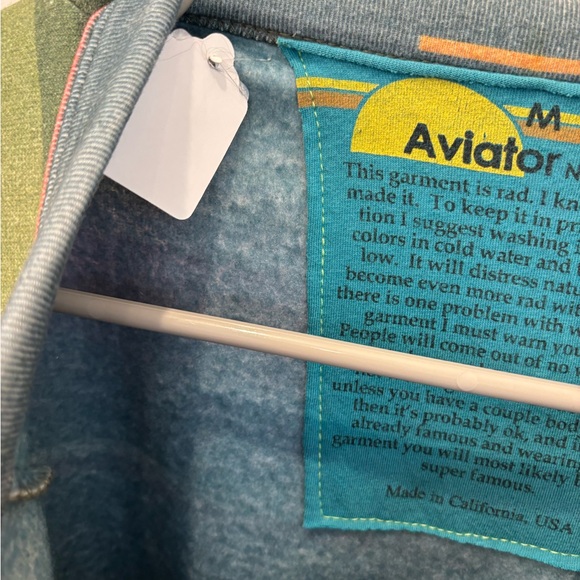 NWT Aviator Nation Tulum pullover sweatshirt - M - Picture 5 of 7